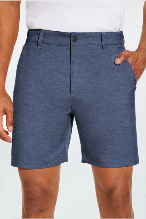 Men's Golf Dress Shorts 7 Inch with Pockets