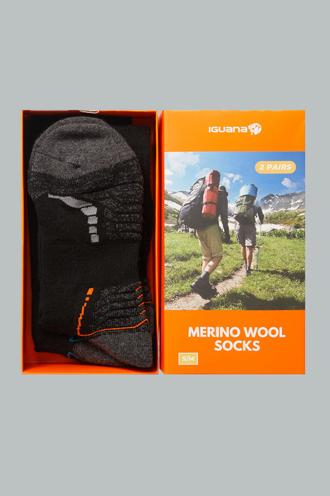 IGUANA Unisex Merino Wool Socks 2 PACK