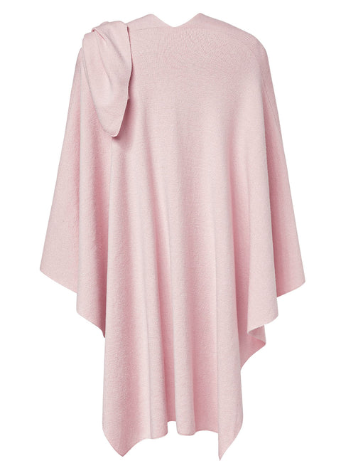 Womens Large Cross Front Poncho Sweater Knitted Shawls