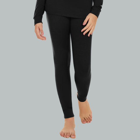 IGUANA Kid's Unisex 190 Merino Wool Base Layer Pants Thermal Leggings
