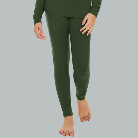 IGUANA Kid's Unisex 190 Merino Wool Base Layer Pants Thermal Leggings