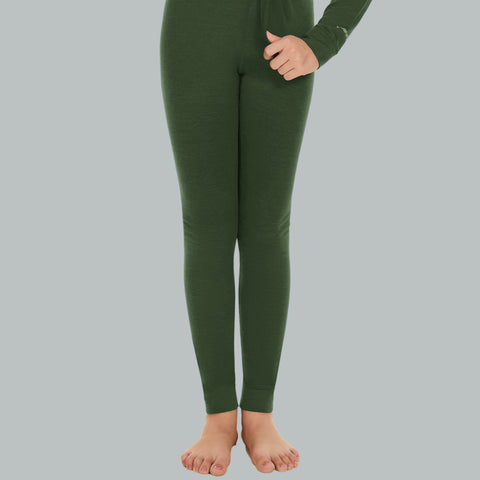 IGUANA Kid's Unisex 190 Merino Wool Base Layer Pants Thermal Leggings