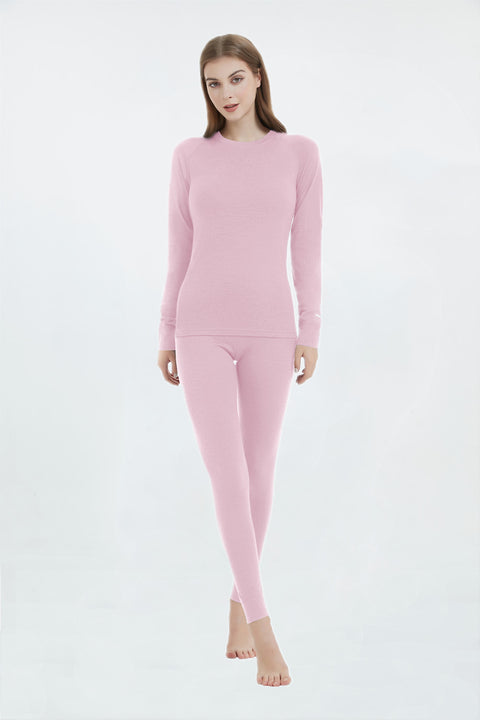 IGUANA Women's 190 Merino Wool Base Layer Set Thermal Top and Bottom
