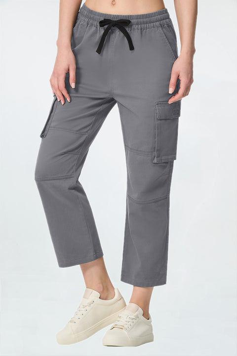 Women's Cotton Wide Leg Pajama Pants for Yoga Sports Running