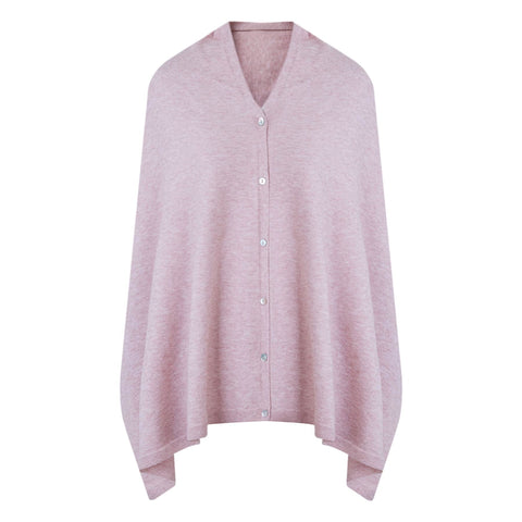Women One Piece Shawls with Button Closure