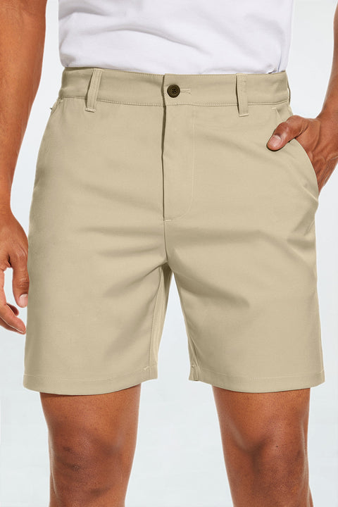 Men's Golf Dress Shorts 7 Inch with Pockets
