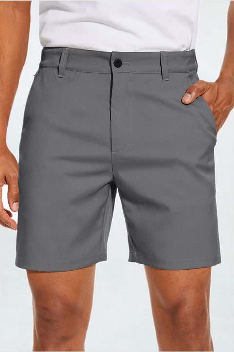Men's Golf Dress Shorts 7 Inch with Pockets