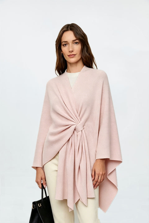 Women's Elegant Shawl Wraps Soft Open Front Poncho