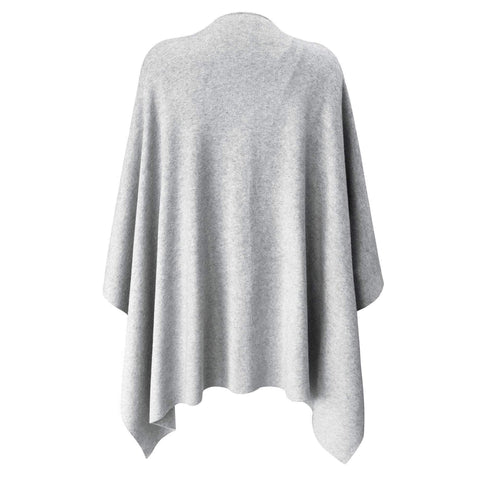 Womens Large Cross Front Poncho Sweater Knitted Shawls