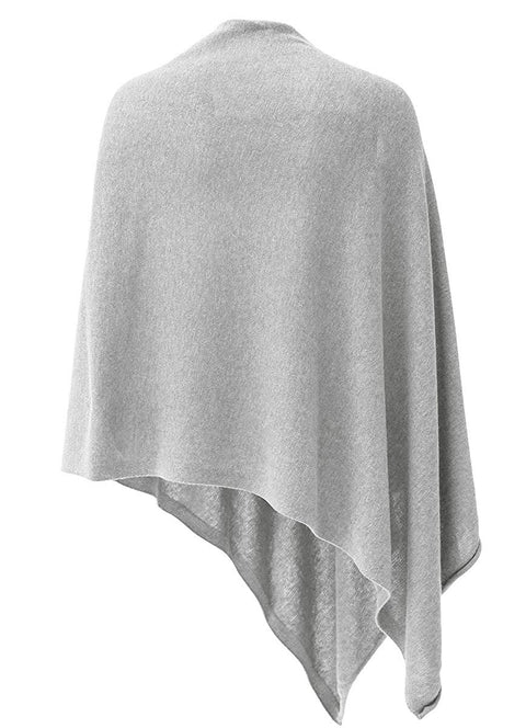 Women One Piece Shawls with Button Closure