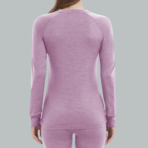 IGUANA Women's 190 Merino Wool Base Layer Shirt Long Sleeve Crew Thermal Top