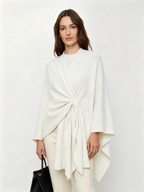 Women's Elegant Shawl Wraps Soft Open Front Poncho