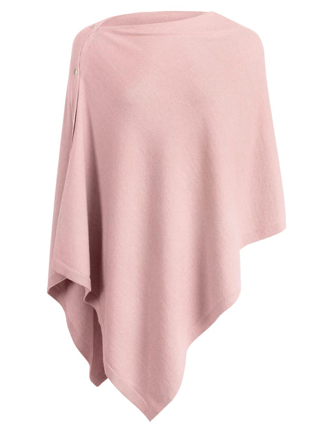 Women One Piece Shawls with Button Closure