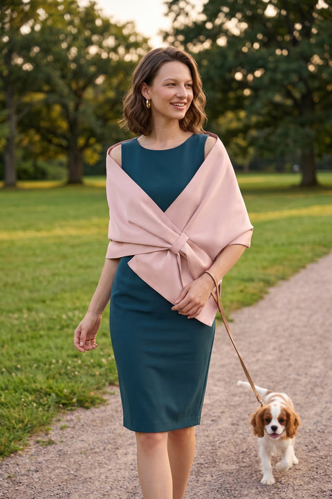 🔥Women's Satin Pull-Through Shawl （Multi-occasion ready）