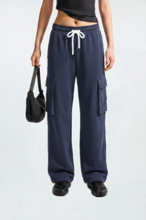Womens Cargo Pants Sweatpants Tapered Hiking Pants with Pockets