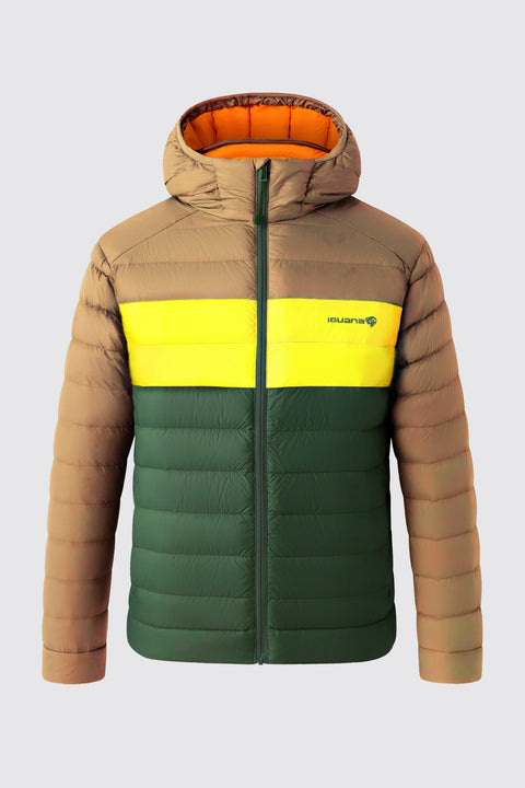 IGUANA Men's Lightweight Hooded Down Jacket