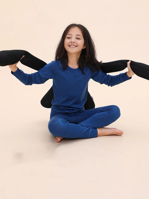 IGUANA Kid's Unisex 190 Merino Wool Base Layer Pants Thermal Leggings