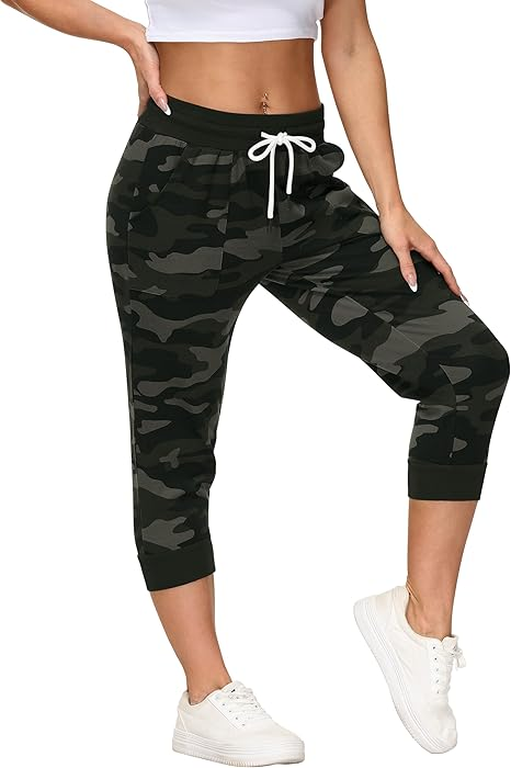 Women Cotton Joggers with Large Pockets