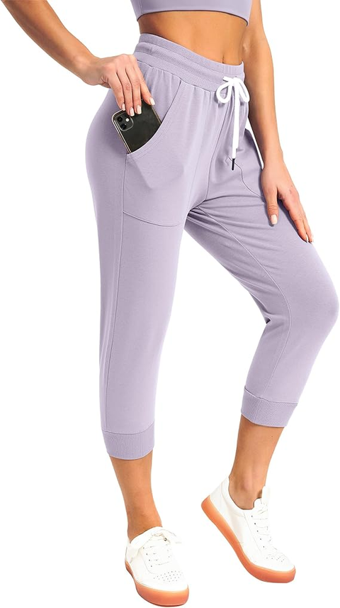 Women Cotton Joggers with Large Pockets