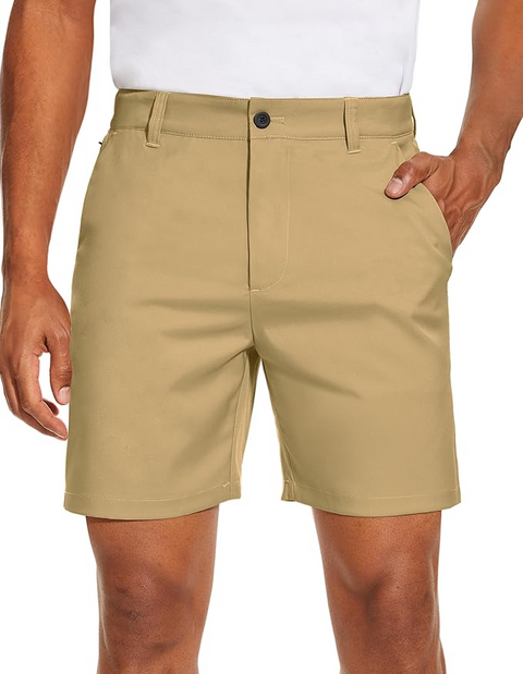 Men's Golf Dress Shorts 7 Inch with Pockets