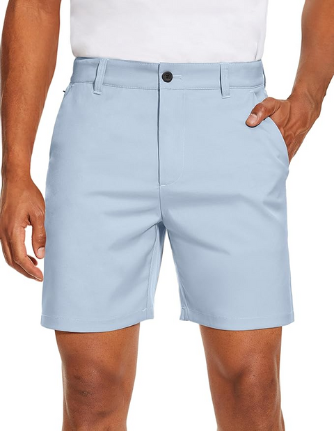 Men's Golf Dress Shorts 7 Inch with Pockets