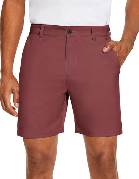 Men's Golf Dress Shorts 7 Inch with Pockets