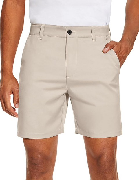 Men's Golf Dress Shorts 7 Inch with Pockets