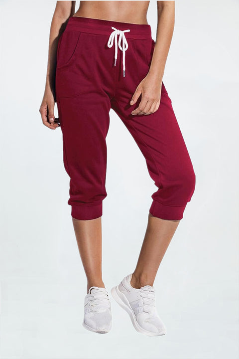 Women Cotton Joggers with Large Pockets