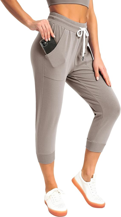 Women Cotton Joggers with Large Pockets