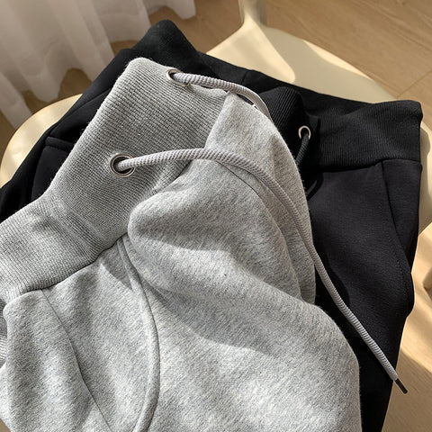 Fleece Stretch Sweatpants with Pockets for Women