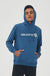 Men's Blue Sweat Hoodie Basic Series with IGUANA Logo