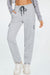 Women's Cotton Cargo Sweatpants with Zipper Pockets