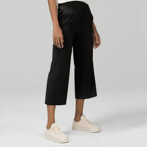Women's Gaucho Capris Wide Leg  Pants
