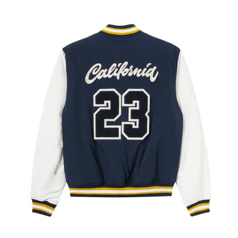 IGUANA Unisex Varsity Bomber Jacket Button Closure