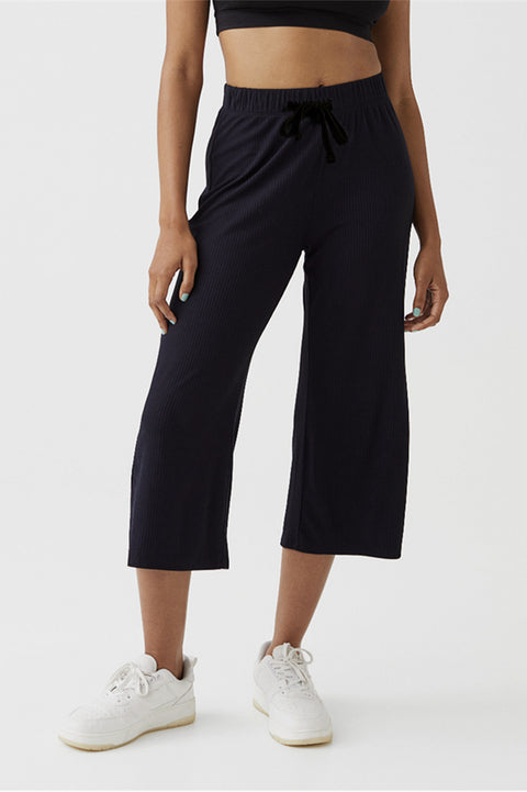 Women's Gaucho Capris Wide Leg  Pants