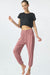 Women Casual Bottoms with Large Pockets High Rise Sweatpants Baggy