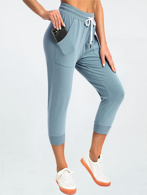 Women Cotton Joggers with Large Pockets