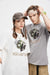 IGUANA Pattern Couple Heavyweight Cotton T-shirt